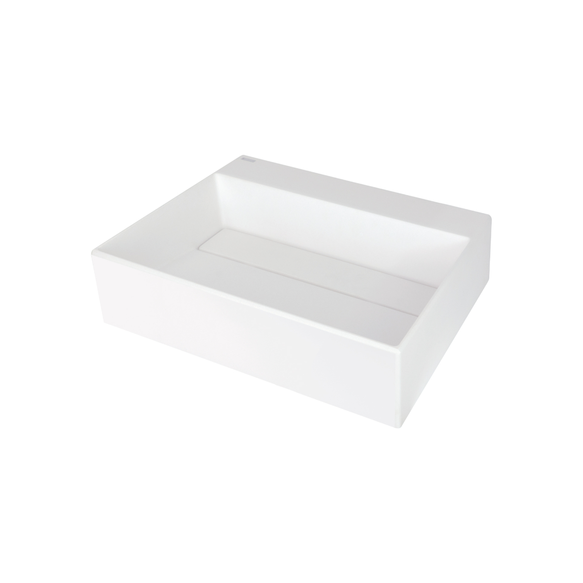 Pinnapealne valamu Correo 50x40x13 cm, valge graniit