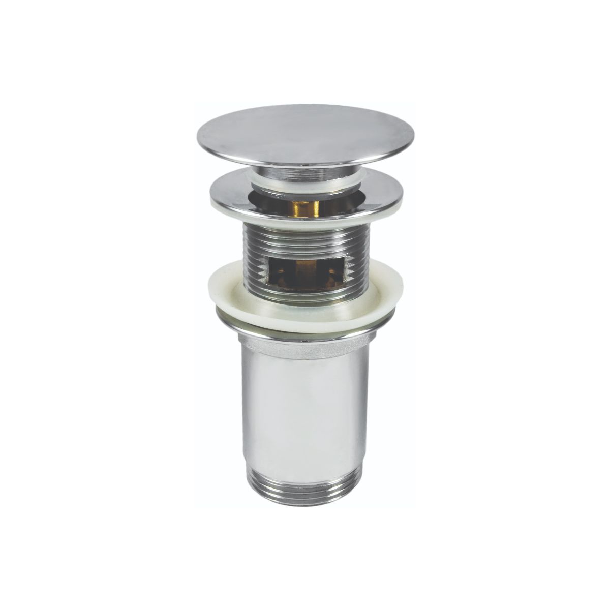 Kroomitud valamu äravoolupesa Click süsteemiga 1 1/4″