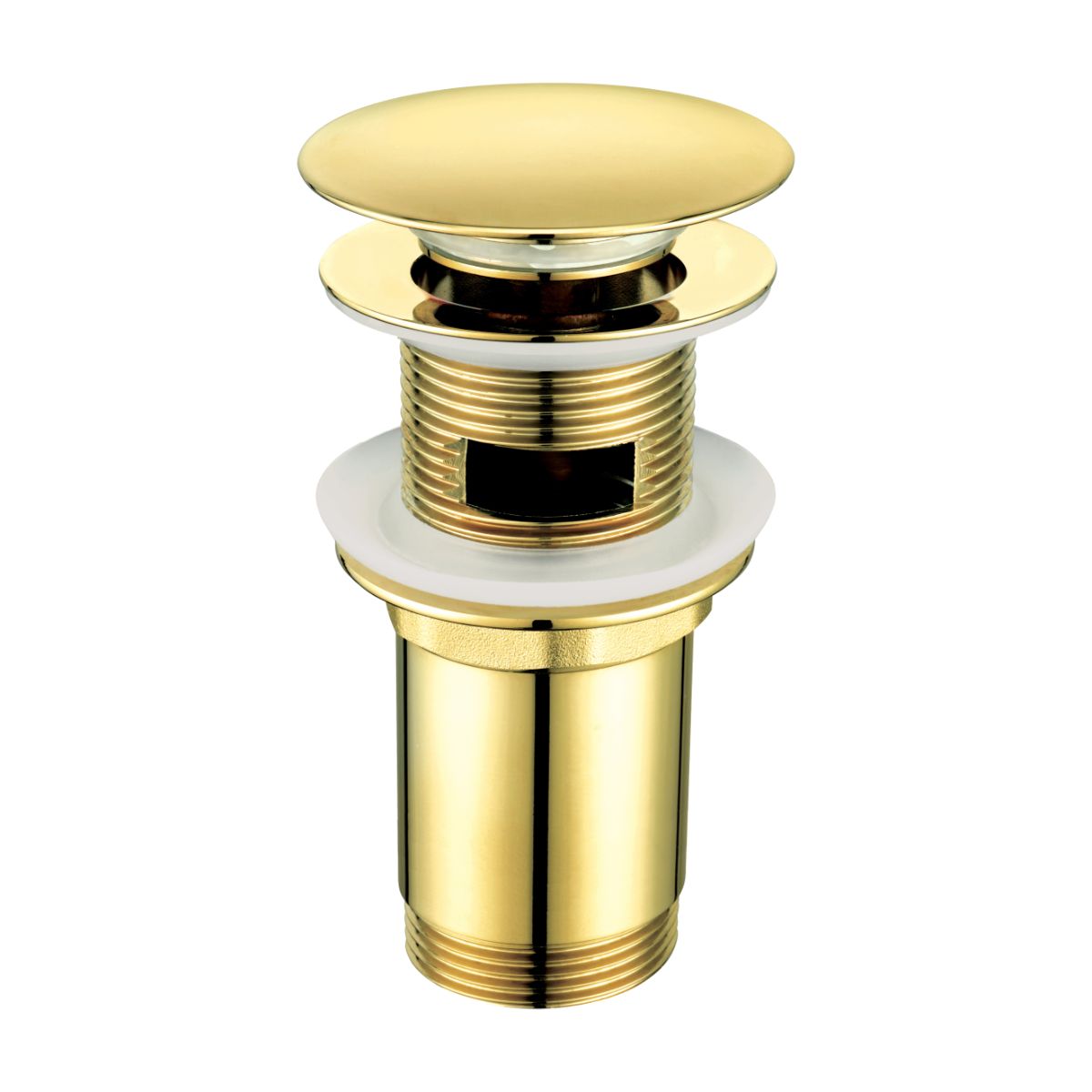 Kuldkroom valamu äravoolupesa Click süsteemiga 1 1/4″