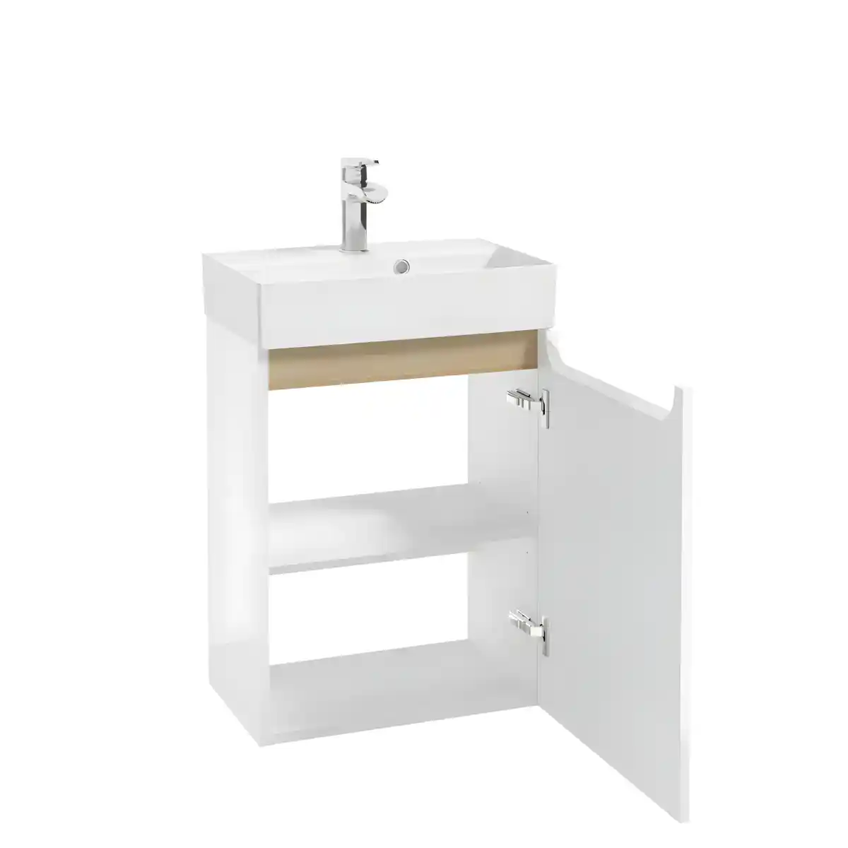 valamukapp-47-cm-STILLA-D50-valge-korglaige-Soft-Close-seinale-47×60×30.webp