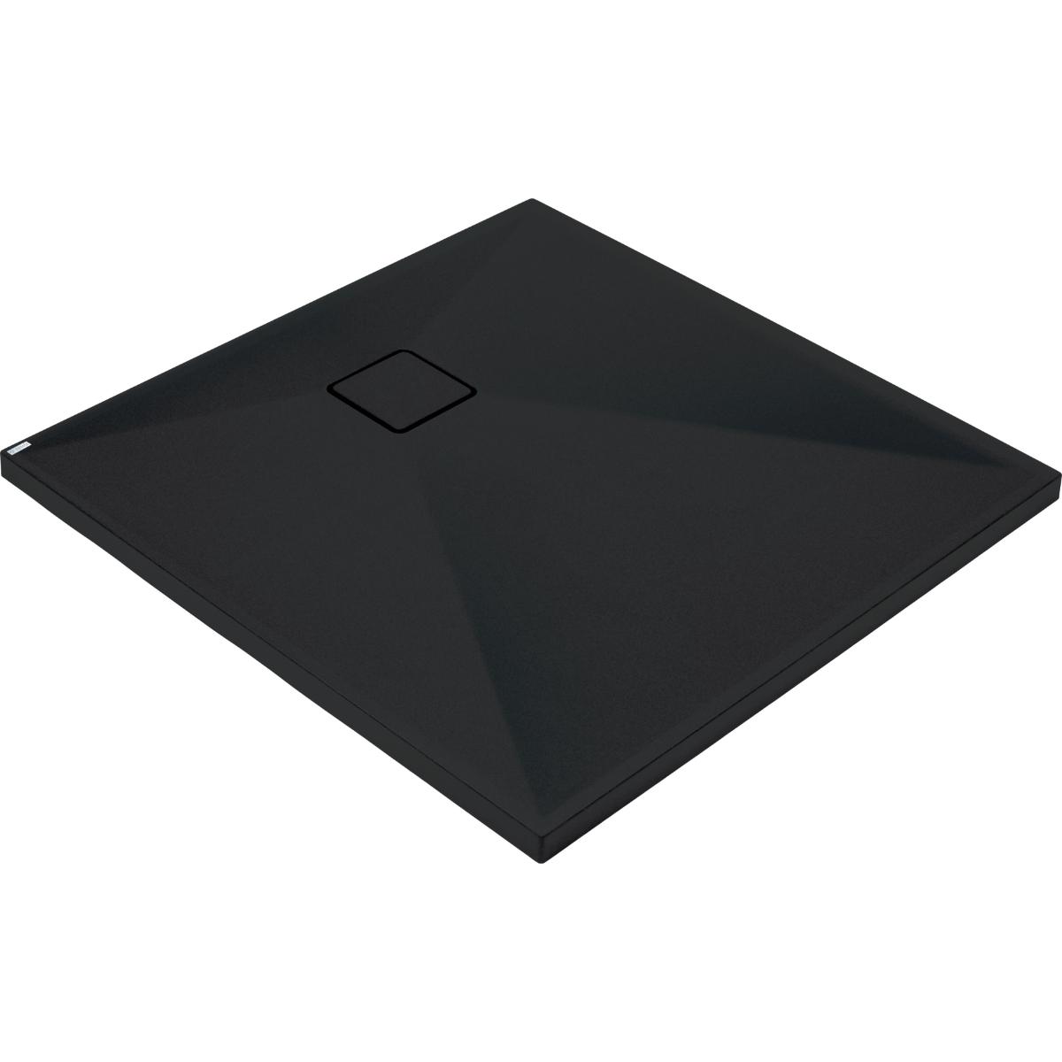Dušialus Deante Correo 90×90 cm, must graniitkomposiit