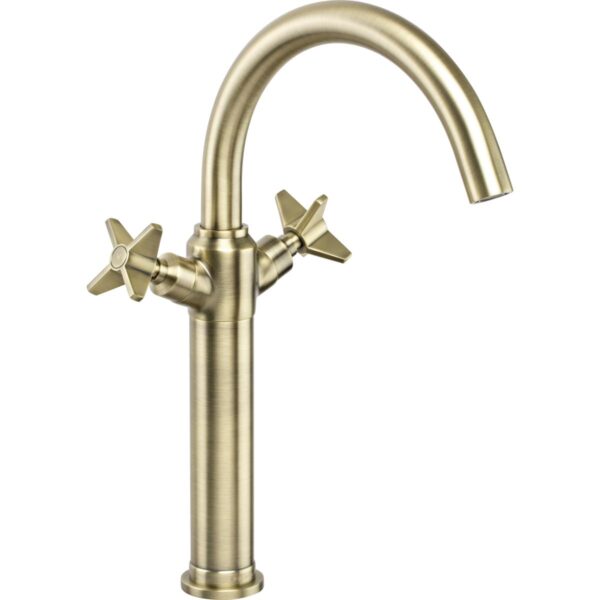 Harjatud-vask-valamusegisti-Deante-Temisto-35.4-cm,-messing