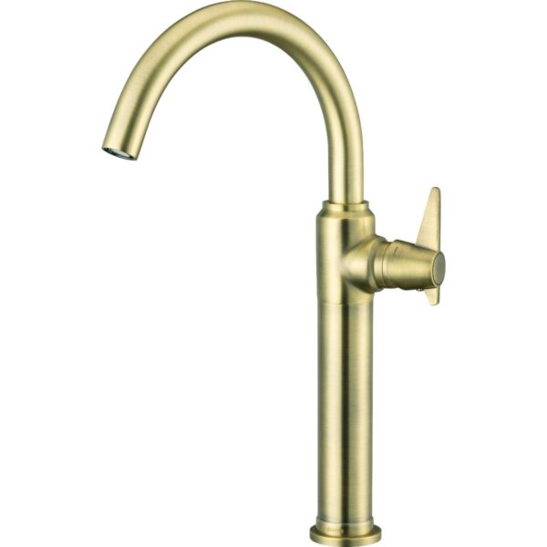 Harjatud-vask-valamusegisti-Deante-Temisto-37.3-cm,-messing