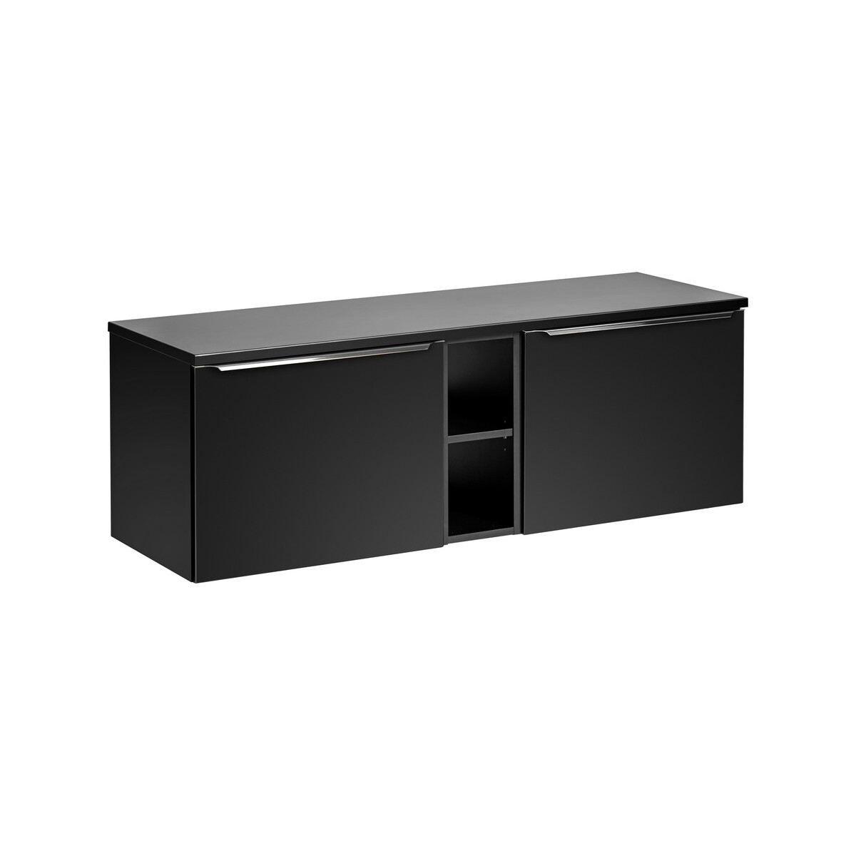 Valamukapp SANTA FE BLACK, must matt, 140 cm, seinale kinnitatav