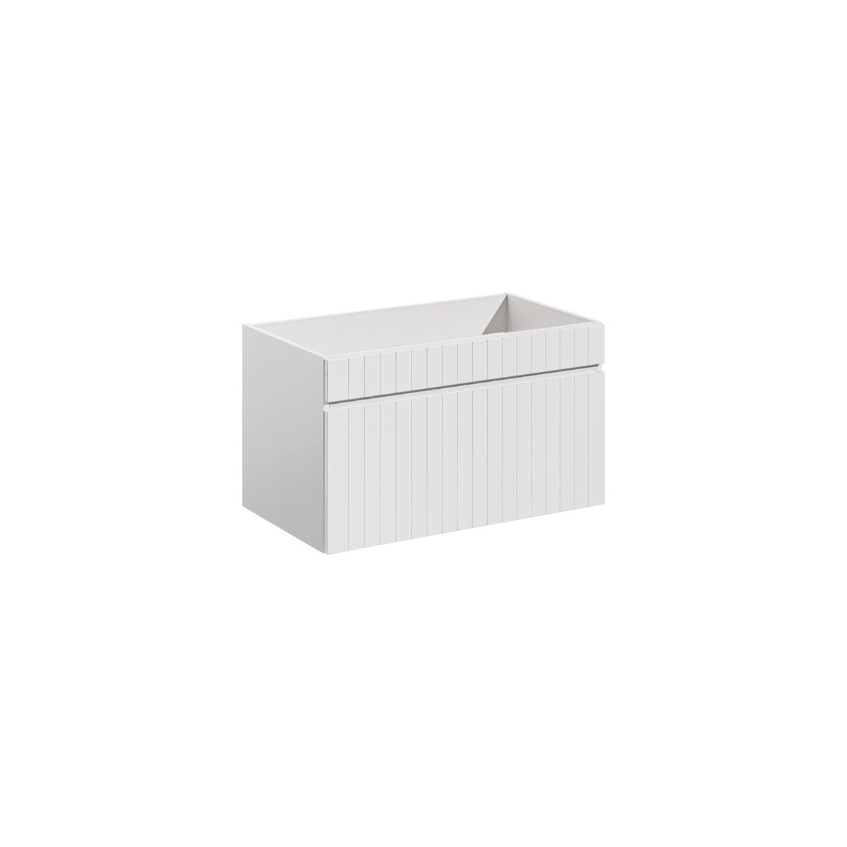 Valamukapp ICONIC WHITE, valge, 80 cm, seinale kinnitatav