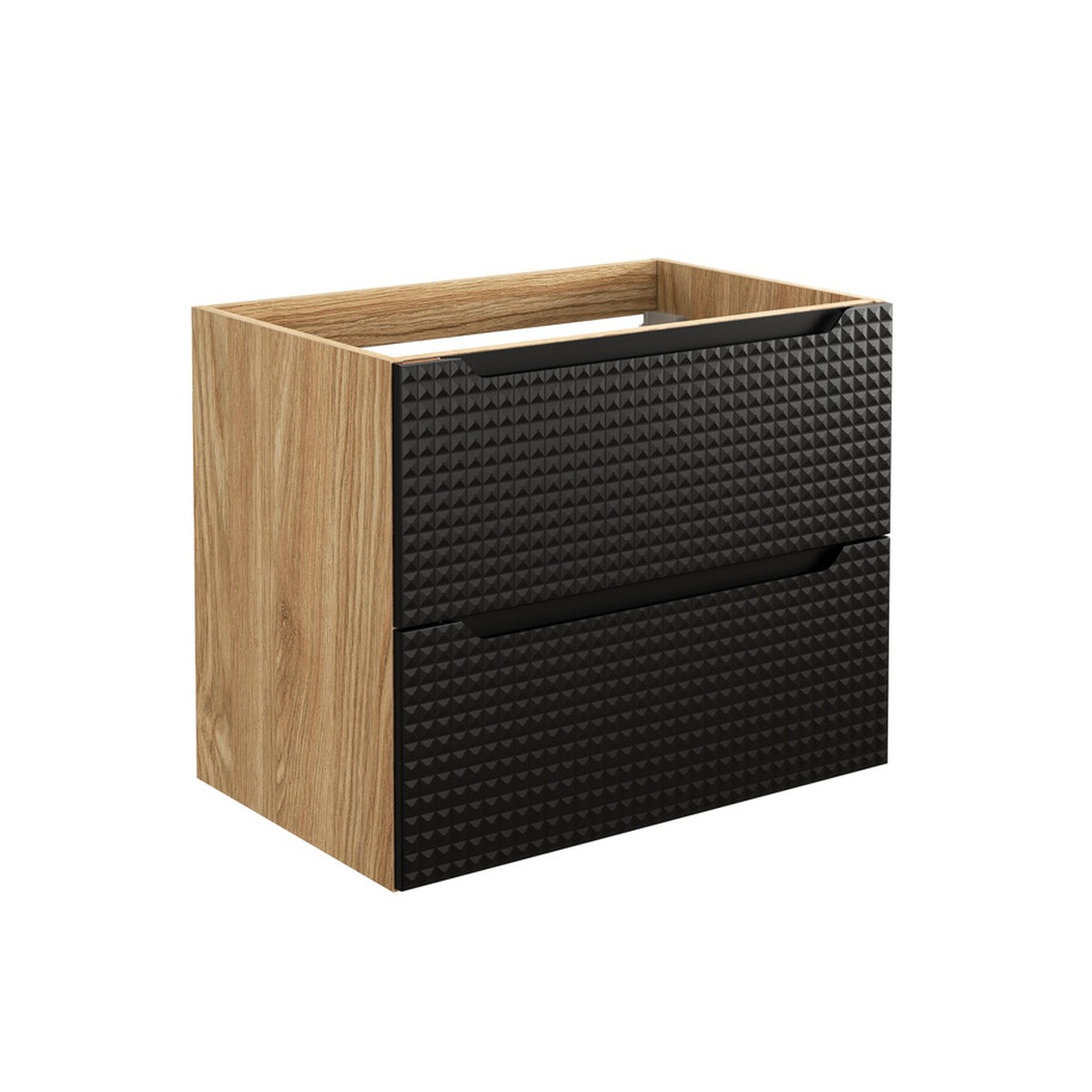 Valamukapp LUXOR BLACK, must matt/tamm, 70 cm, seinale kinnitatav