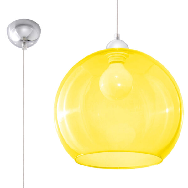 Rippvalgusti BALL kollane