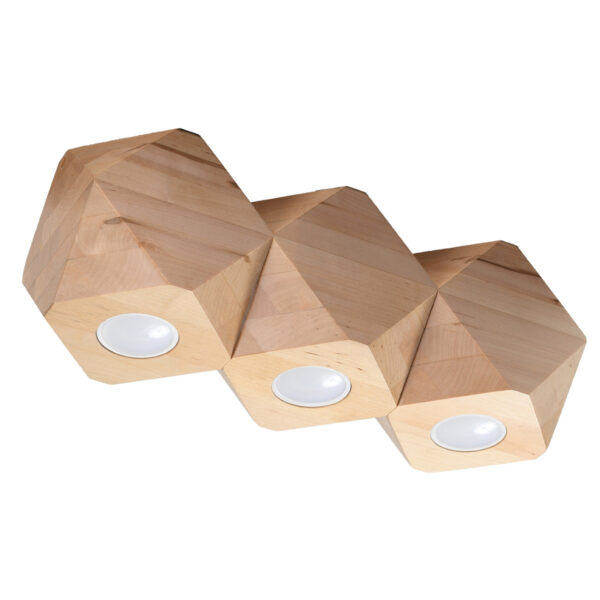 Laevalgusti WOODY 3 naturaalne puit