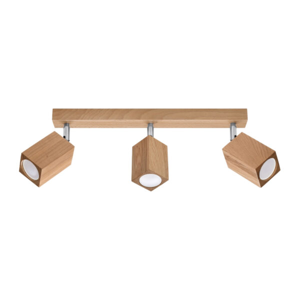 Laevalgusti KEKE 3 tammepuust laelamp