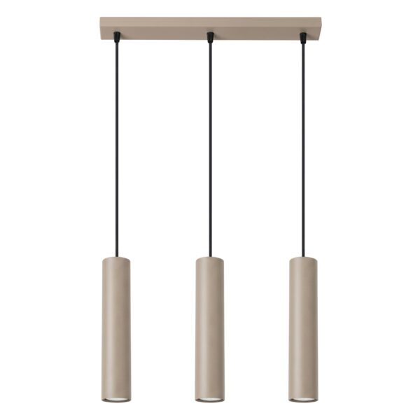 Rippvalgusti LAGOS 3L taupe