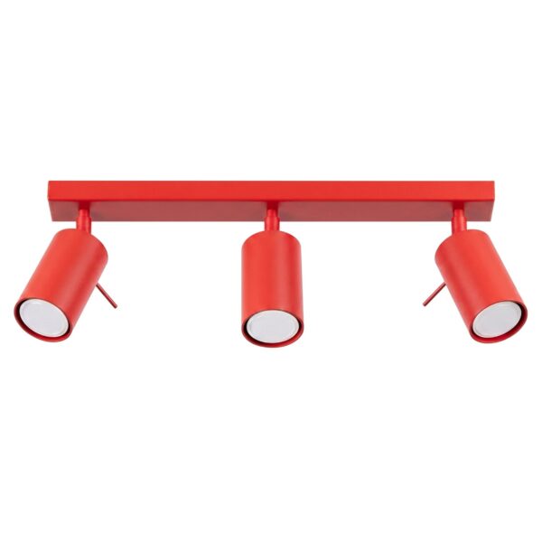 Laelamp RING 3L punane
