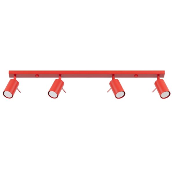 Laelamp RING 4L punane