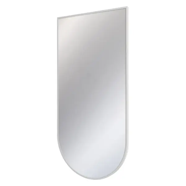 Asümmeetriline vannitoapeegel Deante Silia 500x1000 mm, matt valge raam