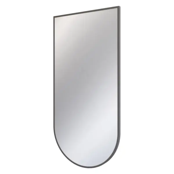 Asümmeetriline vannitoapeegel Deante Silia 500x1000 mm, titaanviimistlusega raam