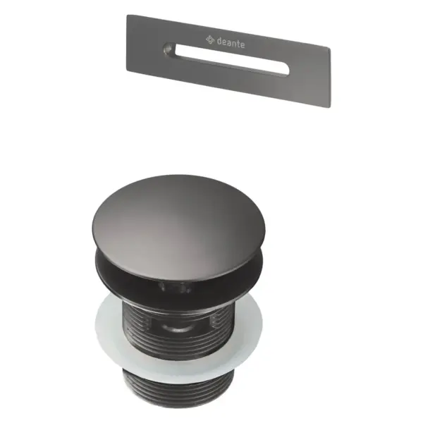 Click-Clack äravoolu- ja ülevoolukomplekt vannile Deante, titaan