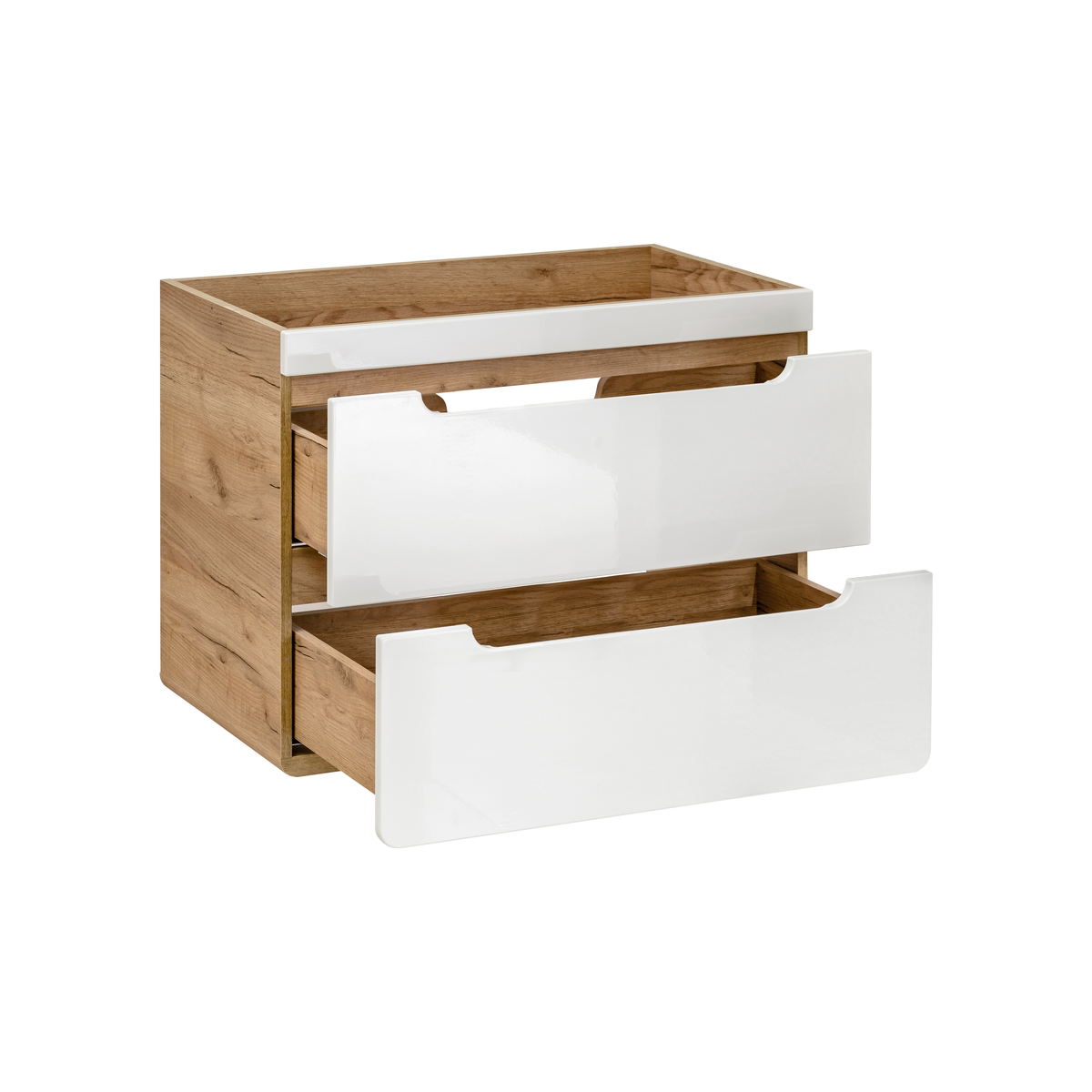 Valamukapp Comad ARUBA WHITE 80 cm, Craft-tamm ja läikiv valge