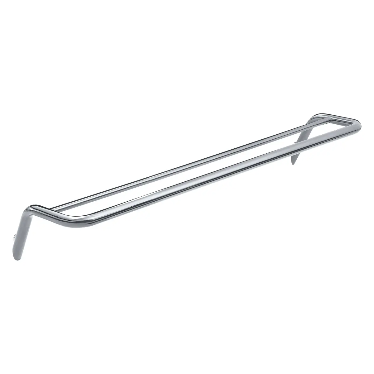Kahekordne seinale kinnitatav käterätikuhoidja Deante Silia 62 cm, kroom