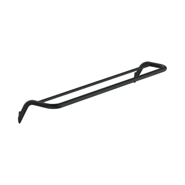 Kahekordne seinale kinnitatav käterätikuhoidja Deante Silia 62 cm, matt must