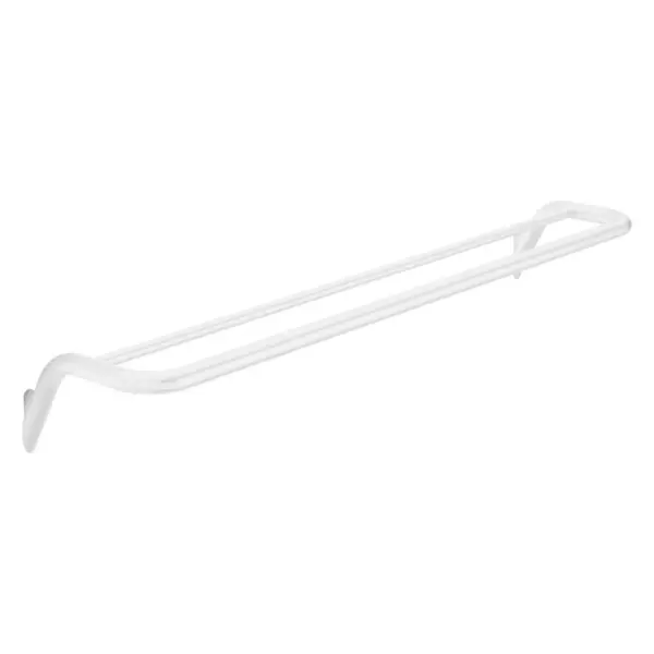 Kahekordne seinale kinnitatav käterätikuhoidja Deante Silia 62 cm, matt valge