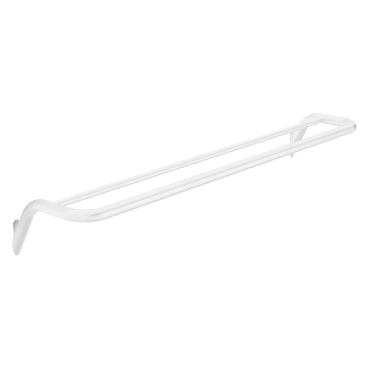 Kahekordne seinale kinnitatav käterätikuhoidja Deante Silia 62 cm, matt valge