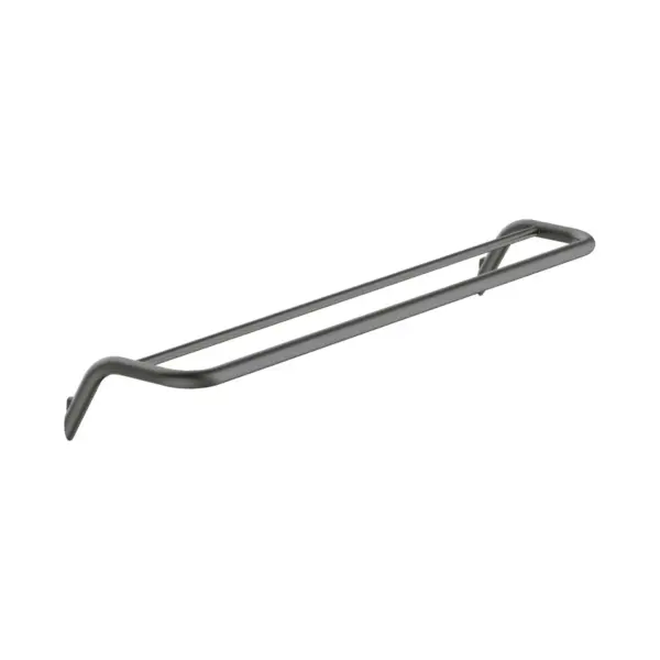 Kahekordne seinale kinnitatav käterätikuhoidja Deante Silia 62 cm, titaan