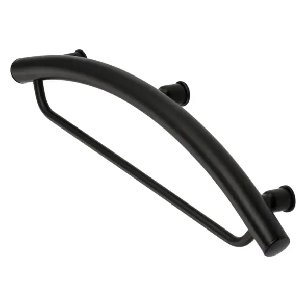 Käterätikuhoidjaga tugikäepide Deante Vital 55 cm, matt must