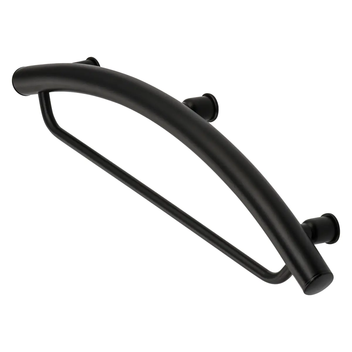 Käterätikuhoidjaga tugikäepide Deante Vital 55 cm, matt must