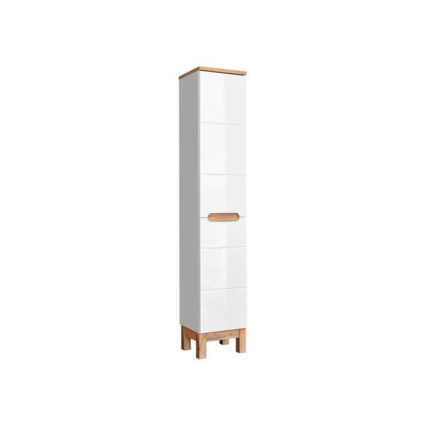 Kõrge vannitoakapp Comad BALI WHITE 35 cm, 2 ust, valge