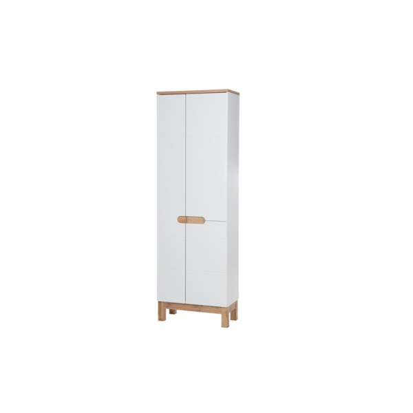 Kõrge vannitoakapp Comad BALI WHITE 60 cm, 3 ust, valge