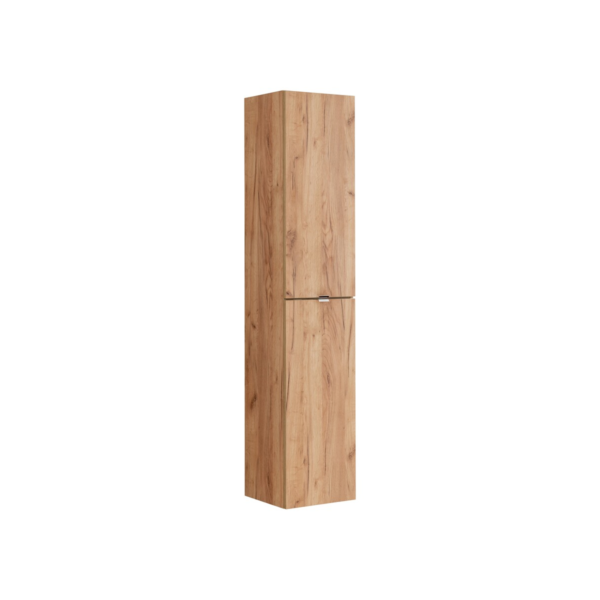 Kõrge vannitoakapp Comad CAPRI OAK 35 cm, 2 ust, Craft-tamm