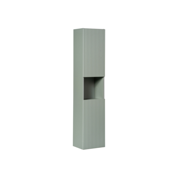 Kõrge vannitoakapp Comad Line Reed Green 30 cm, 2 ust, Reed roheline