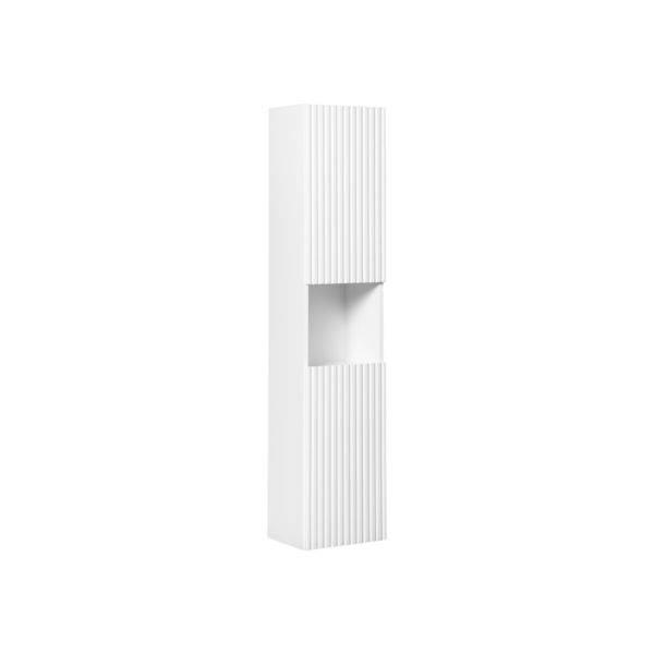 Kõrge vannitoakapp Comad Nova White 30 cm, 2 ust, matt valge