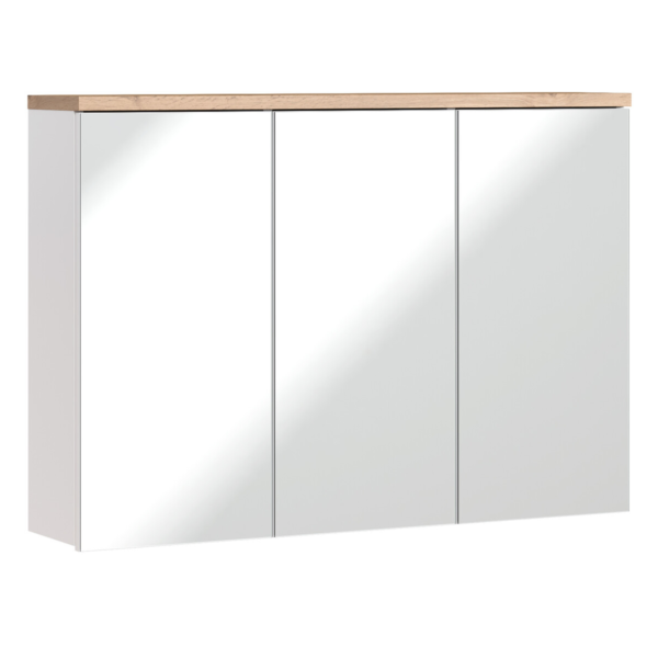 Peegelkapp Comad BALI WHITE 100 cm, valge