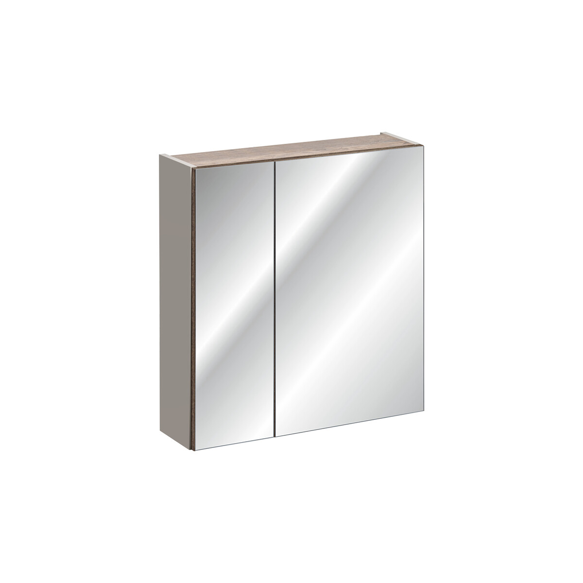 Peegelkapp Comad Santa Fe Taupe 60 cm, savihall
