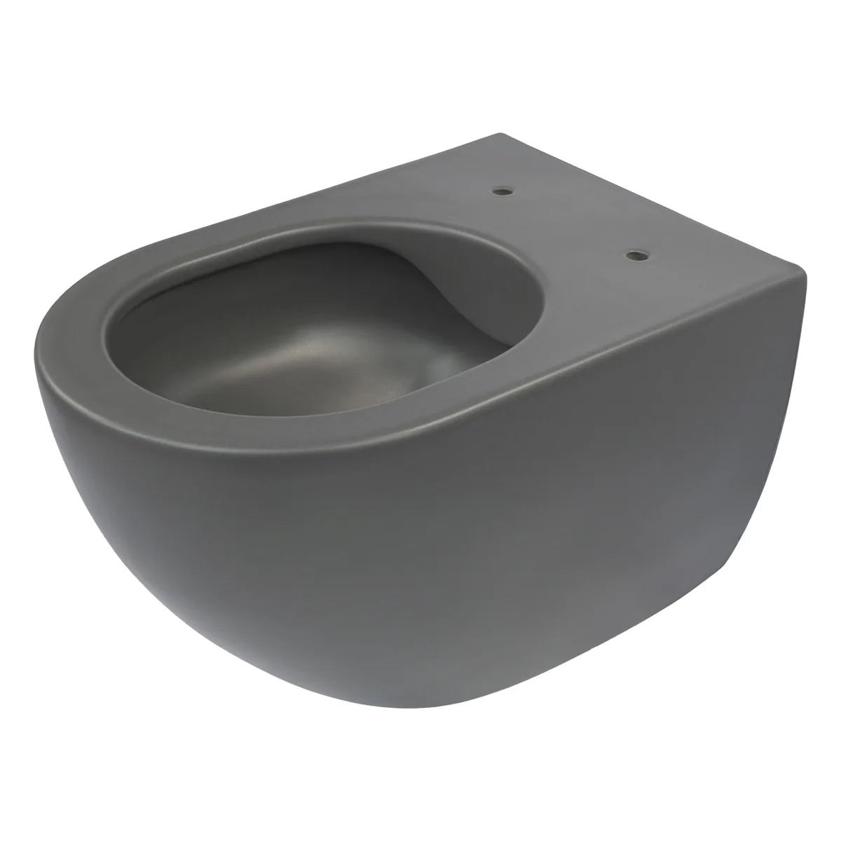 Seinapealne WC-pott Deante Peonia 510×360 mm, titaan/antratsiit
