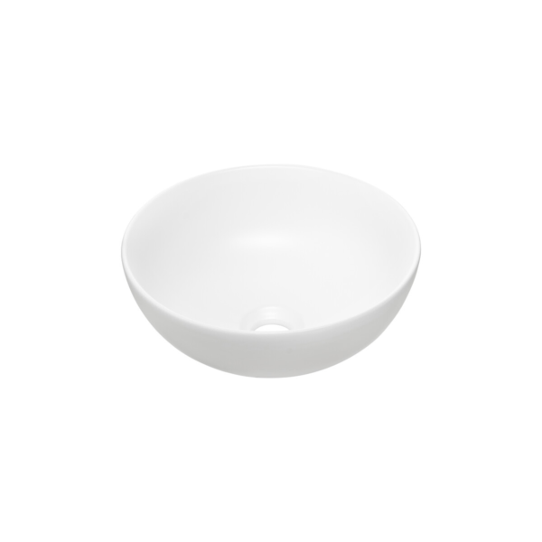 Tööpinnapealne valamu Comad Domi 32 × 32 cm, matt valge