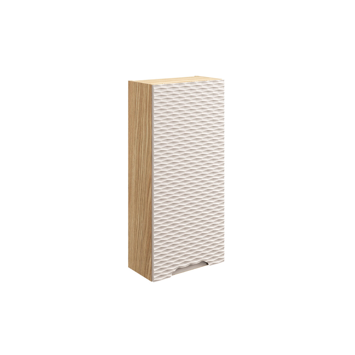 Ülakapp Comad Ocean Beige 35 × 75 cm, õlitatud tamm ja beež