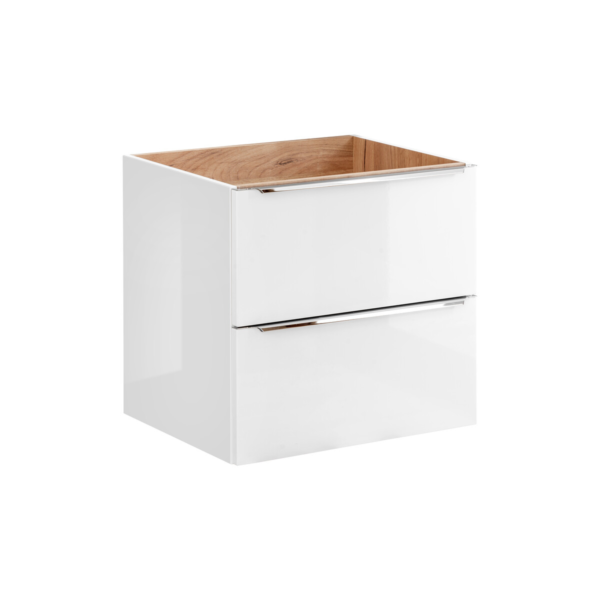 Valamukapp Comad CAPRI WHITE 60 cm, läikiv valge ja Craft-tamm