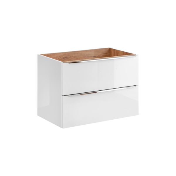 Valamukapp Comad CAPRI WHITE 80 cm, läikiv valge ja Craft-tamm