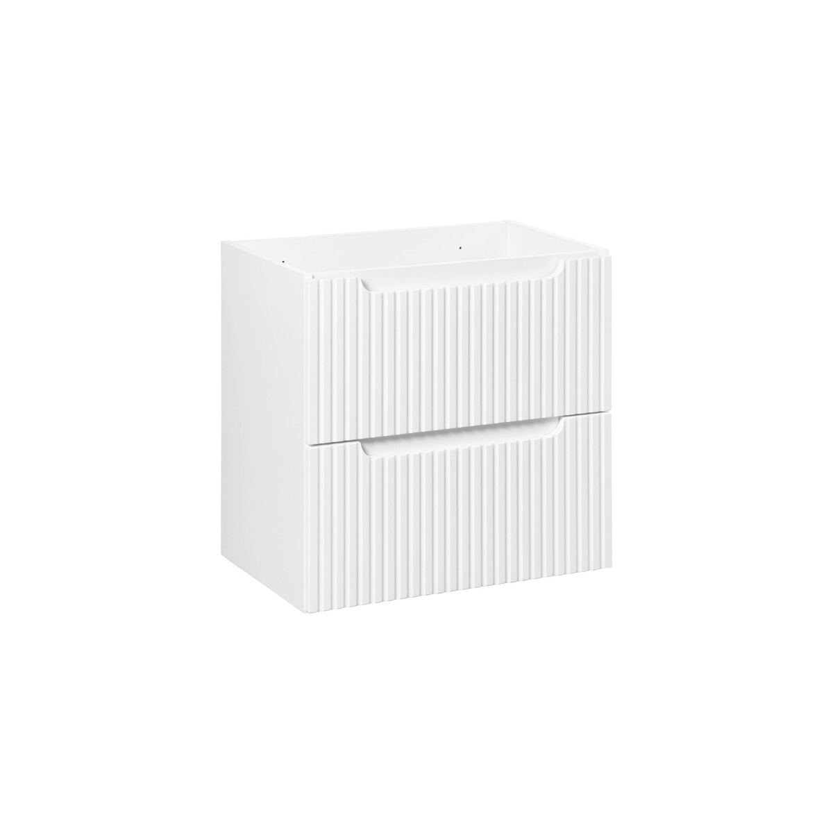 Valamukapp Comad Nova White 60 × 57 cm, 2 sahtlit, valge