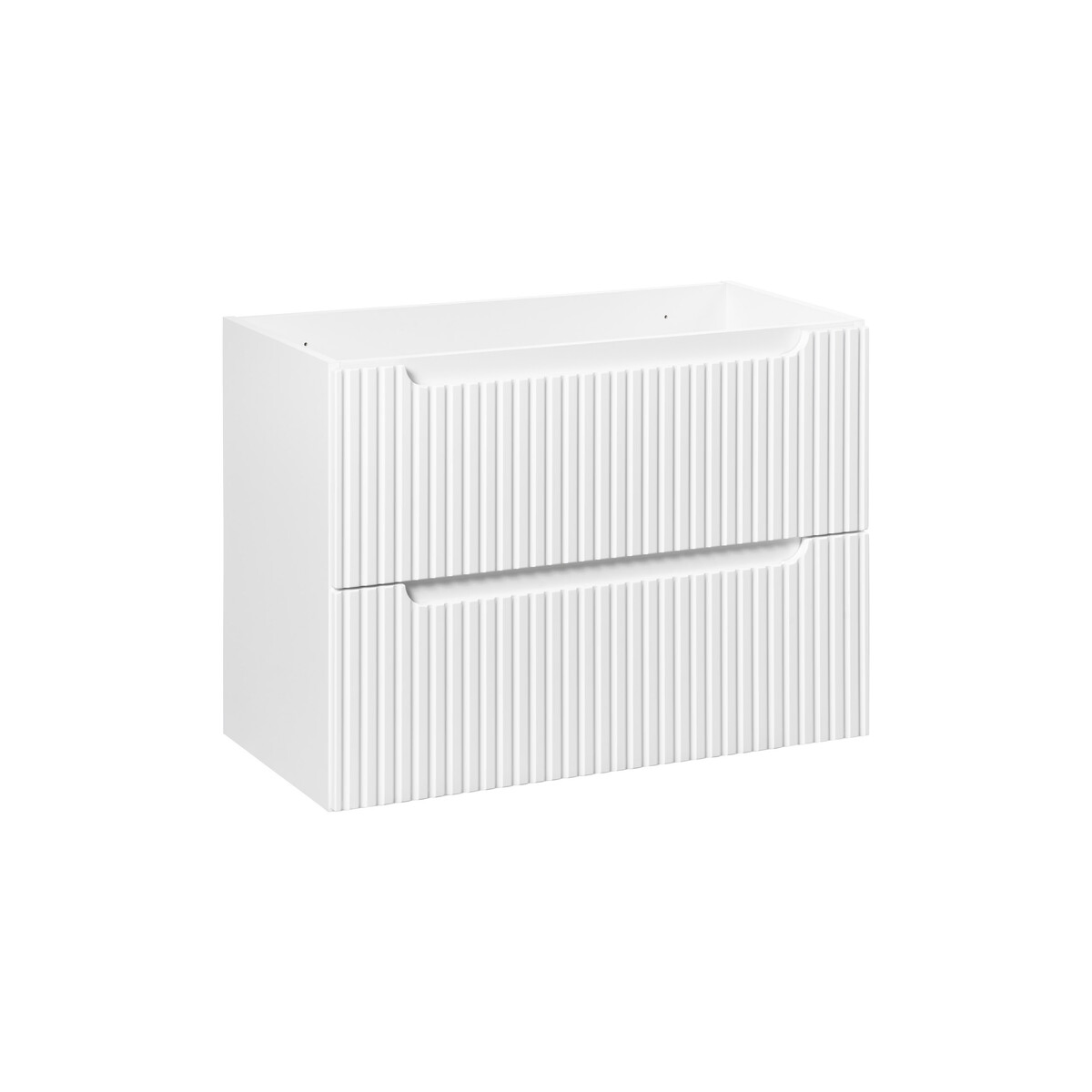 Valamukapp Comad Nova White 80 × 57 cm, 2 sahtlit, valge