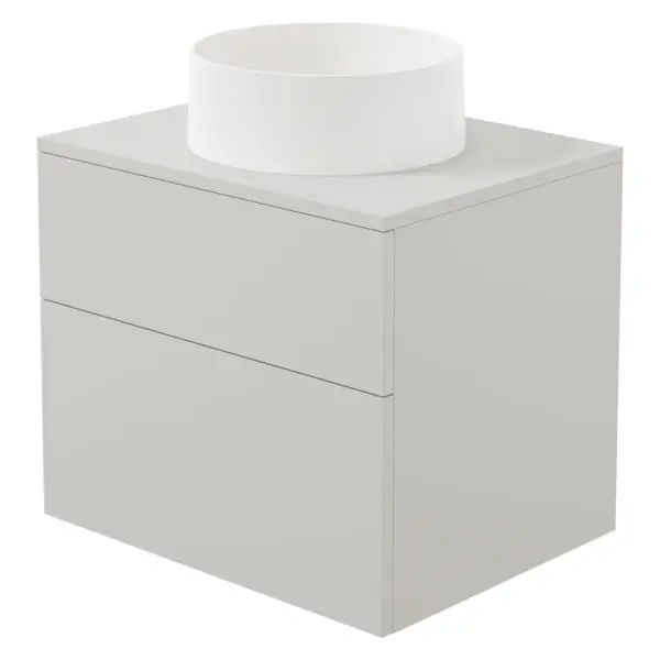 Valamukapp graniitvalamuga Deante Prizma/Silia 600 mm, kašmiir/alabaster, segistiavata
