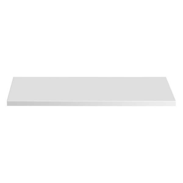 Vannitoa töötasapind Comad CAPRI WHITE 81 × 46 × 2,5 cm, läikiv valge ja Craft-tamm
