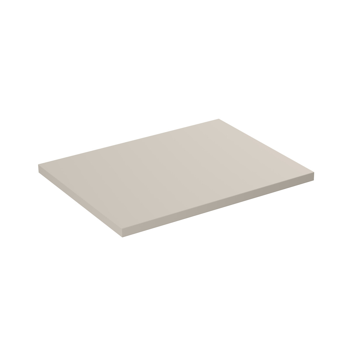 Vannitoa töötasapind Comad Dalia Cashmere 60 × 46 × 2,2 cm, matt kašmiir
