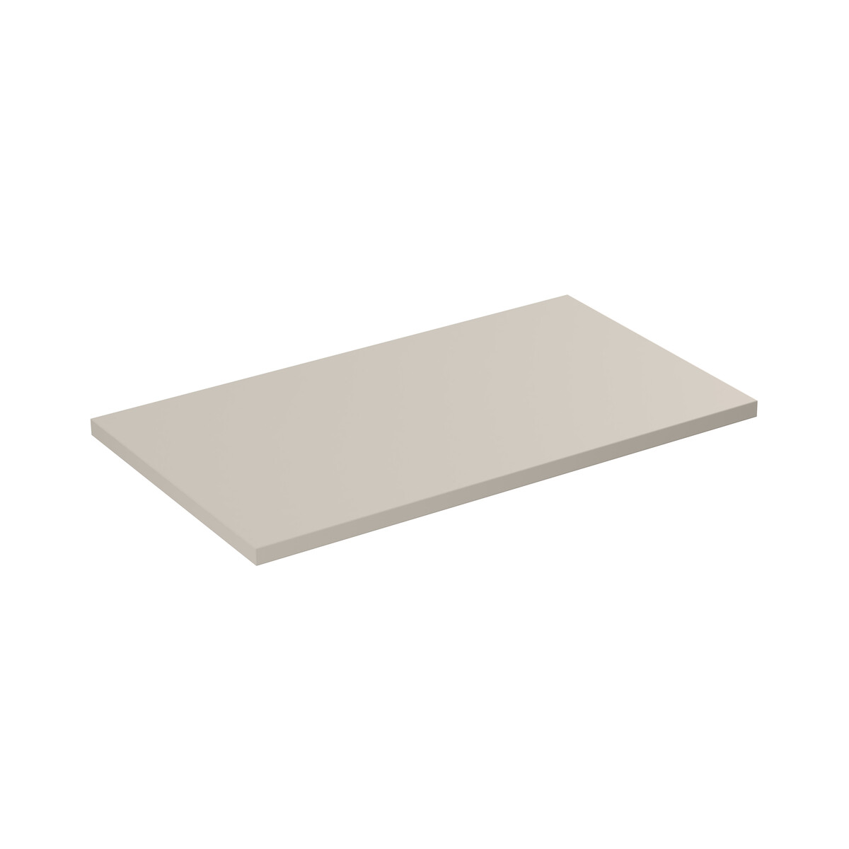 Vannitoa töötasapind Comad Dalia Cashmere 80 × 46 × 2,2 cm, matt kašmiir