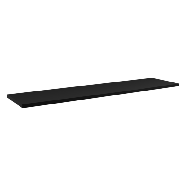 Vannitoa töötasapind Comad Nova Black 160,4 × 40 × 2,5 cm, matt must