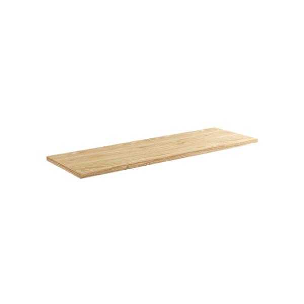 Vannitoa töötasapind Comad Ocean 140 × 46 × 2,5 cm, õlitatud tamm