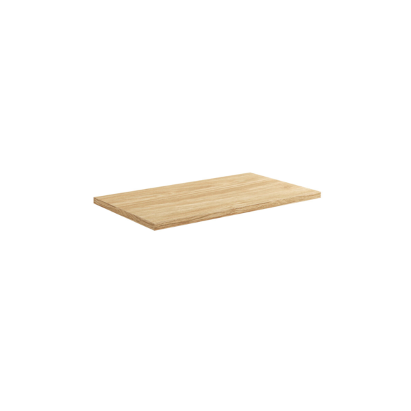 Vannitoa töötasapind Comad Ocean 80 × 46 × 2,5 cm, õlitatud tamm