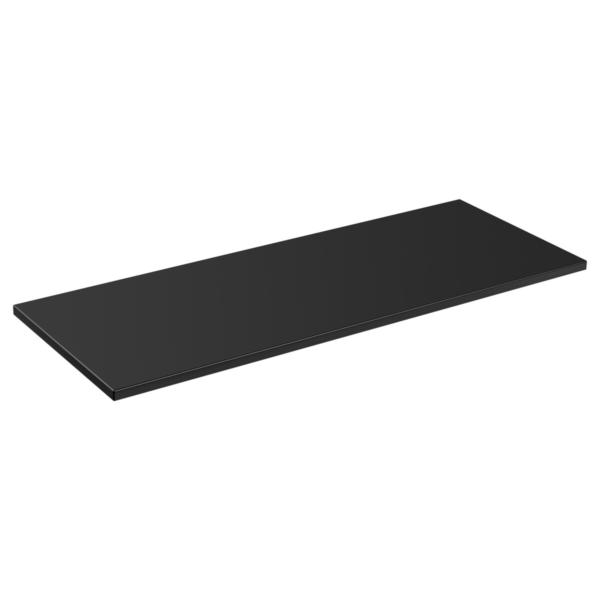 Vannitoa töötasapind Comad Santa Fe Black 140,4 × 46 × 2,5 cm, matt must