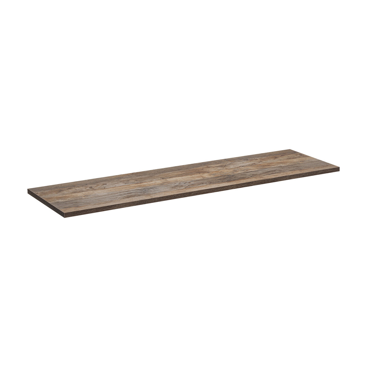 Vannitoa töötasapind Comad Santa Fe Oak 120,4 × 46 × 2,5 cm, Santa Fe tamm